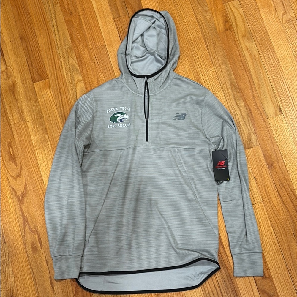 New Balance Men's Gray Hooded Jacket